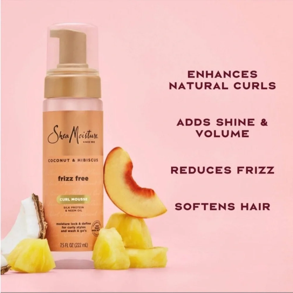 SheaMoisture Coconut and Hibiscus Frizz-free Curl Mousse